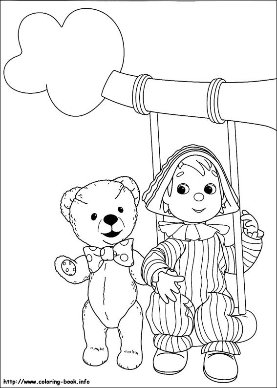 Andy Pandy coloring picture